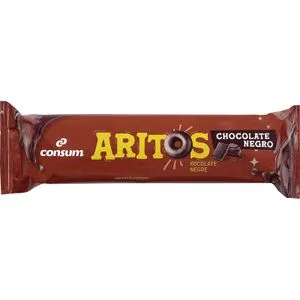 Choco Aritos Bañados de Chocolate Negro 128 Gr