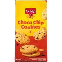 Choco Chip Cookies sin Gluten Schar, Paquete 200 G