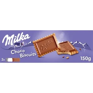 Chocobiscuits Galletas con Chocolate 6 Paquetes Individuales de 2 Unidades  Milka 150 G