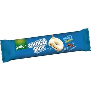 Chocobom Crunchy Hoop Chocolate Blanco 128 Gr