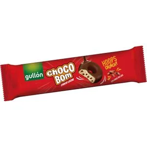 Chocobom Crunchy Hoop Chocolate con Leche 128 Gr