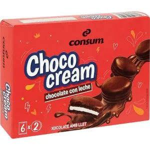Chococream Bañada Chocolate Leche 252 Gr