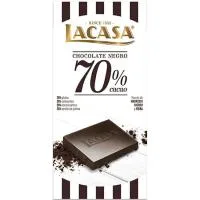 Chocolate 70% Cacao Lacasa, Tableta 100 G