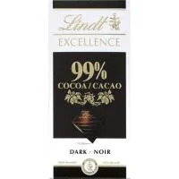 Chocolate 99% Cacao Lindt Excellence, Tableta 50 G