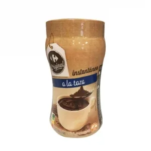 Chocolate a la Taza Instantáneo Carrefour sin Gluten 500 G.