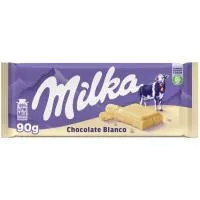 Chocolate Blanco Milka, Tableta 90 G