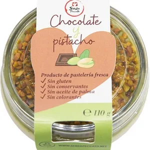 Chocolate Blanco y Pistacho sin Gluten Senza Peccato