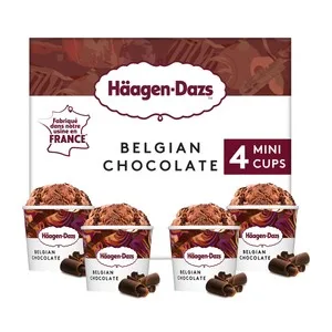 Häagen-dazs Chocolate Collection Mini Tarrinas de Helado de Diferentes Chocolates 4 X 95 Ml. 380 ML