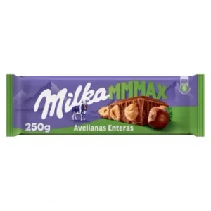 Chocolate con Avellanas Enteras Milka 250 G.