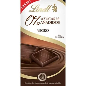 Chocolate Negro sin Azúcares Añadidos y sin Gluten Lindt
