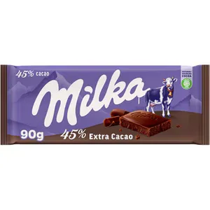 Chocolate con Leche 45% Extra Cacao Milka