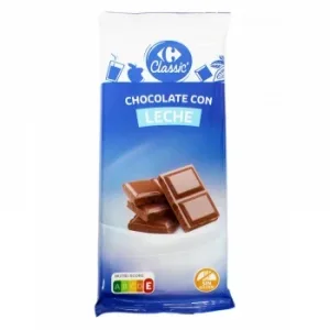 Chocolate con Leche Carrefour Classic sin Gluten 150 G.