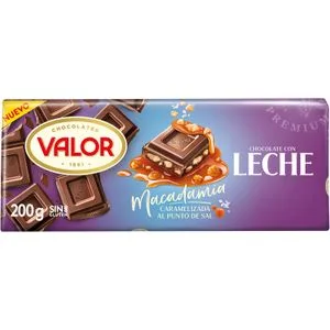 Chocolate con Leche Macadamia y Sal 200 Gr