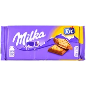Chocolate con Leche Milka con Galleta Tuc