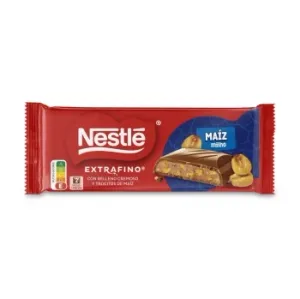 Chocolate con Leche Relleno de Cremoso y Trozos de Maíz Nestlé Extrafino 84 G.