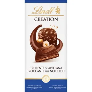 Chocolate con Leche Relleno de Crujiente de Avellana Lindt Creation