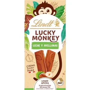 Chocolate con Leche y Avellanas de Origen Perú Apoya la Preservación del Mono Tití de San Martín Lindt