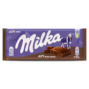 Chocolate Extra Cacao 45% Milka 90 G