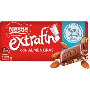 Chocolate Extrafino con Almendras 123 Gr