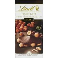 Chocolate Les Grandes Negro-avellana Lindt, Tableta 150 G