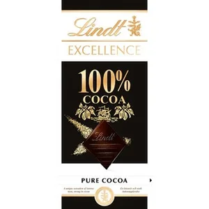 Chocolate Negro 100% Cacao  Lindt Excellence 50 G