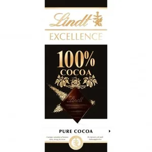 Chocolate Negro 100% Cacao Lindt Excellence