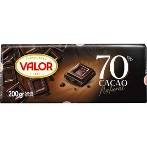 Chocolate Negro 70% Cacao 200 Gr