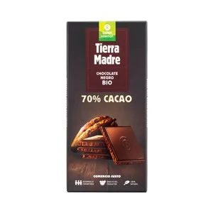 Intermón Oxfam Chocolate Negro 70% Cacao Flor de Sal Ecológico Intermón Oxfam Tierra Madre 100 G.