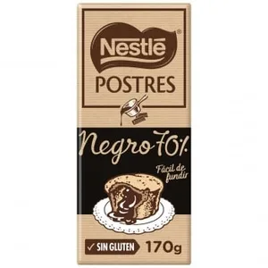 Chocolate Negro 70% Nestlé sin Gluten 120 G.