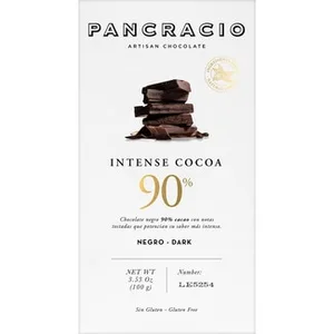 Chocolate Negro 90% Intenso  Pancracio 100 G