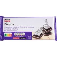 Chocolate Negro Extrafino Eroski Basic, Tableta 150 G