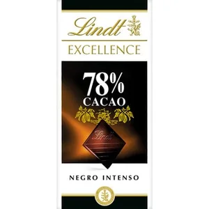 Chocolate Negro Intenso 78% Cacao Lindt Excellence