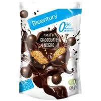 Perlas de Chocolate Negro sin Azúcar Bicentury, Bolsa 100 G