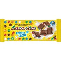 Chocolate Relleno de Crema de Leche Lacasitos, Tableta 100 G