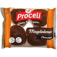 Magdalenas de Chocolate sin Gluten Proceli, Paquete 180 G