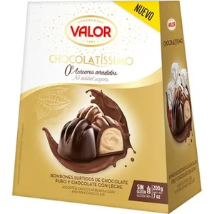 Chocolatíssimo Bombones Surtidos 0% Azúcares Añadidos y sin Gluten  Valor 200 G