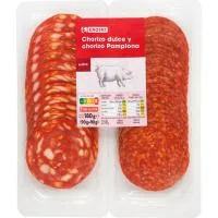 Chorizo Dulce-pamplona Eroski, Pack 2x90 G