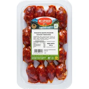 Chorizo Especial para Pinchito Gusto Picante sin Gluten y sin Lactosa  el Chico 300 G