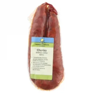 Chorizo Ibérico Extra en Sarta Círculo de Calidad 300 G