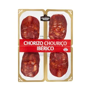 Chorizo Ibérico Extra la Hacienda del Ibérico Lonchas 0.125 KG