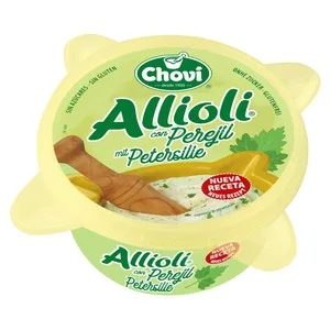 Chovi Allioli con Perejil, Elaborado sin Gluten y sin Azucar Chovi 150 G. 150 ML