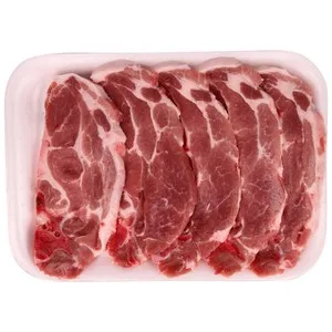 Chuletas de Aguja de Cerdo Ideales para Freír, Bandeja.  487.5 G
