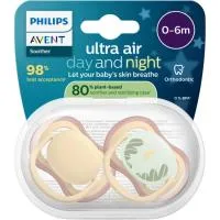 Chupete 0-6 M Avent Ultra AIR Nature, Pack 2 Uds