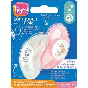 Chupete Silicona 6-18 M Fisiológico Soft Touch 2 u