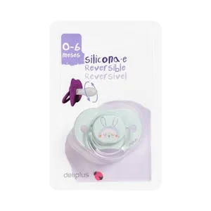 Chupete Silicona Reversible Deliplus +0 a 6 Meses 1 UD