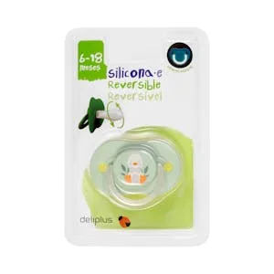 Chupete Silicona Reversible Deliplus +6 a 18 Meses Luminiscente 1 UD