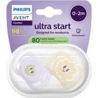 Chupete Utra Start Nube 0-2 Meses Avent, Pack 2 Uds