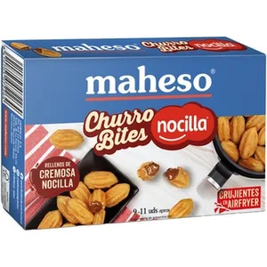 Churros Bite Rellenos de Cremosa Nocilla de 9 a 11 Piezas Maheso