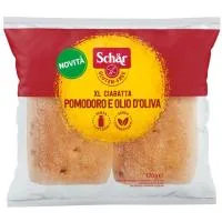 Ciabatta Xl Tomate-aceite de Oliva S/ Gluten Schar, Bolsa 170 G