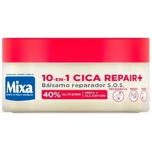 Mixa Cica Repair+ Bálsamo Reparador 10 en 1 para Piel Seca y o Agrietada 150 Ml. 250 ML
